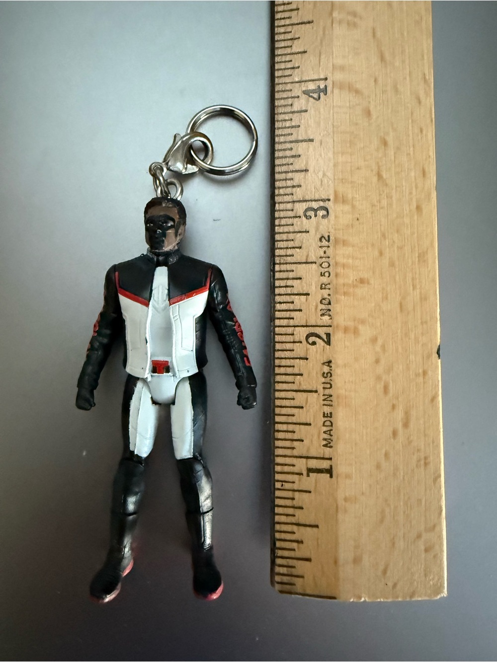 Custom MR. TERRIFIC Superman 2025 Keychain Key Ring Charm